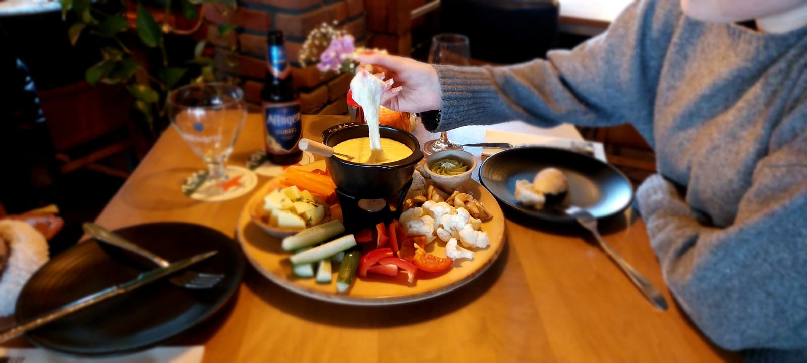 kaasfondue bij 't Reeuwijkse Hout